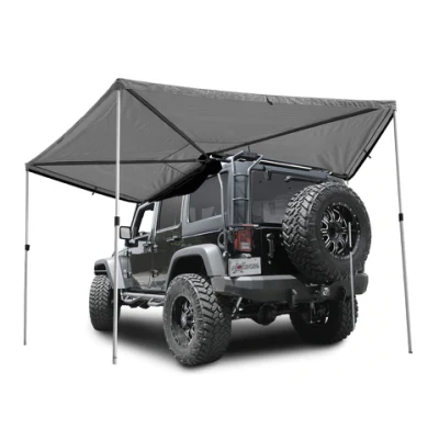 Refugio de coche para acampar al aire libre 4WD lona retráctil para camión con toldo Foxwing de 270 grados